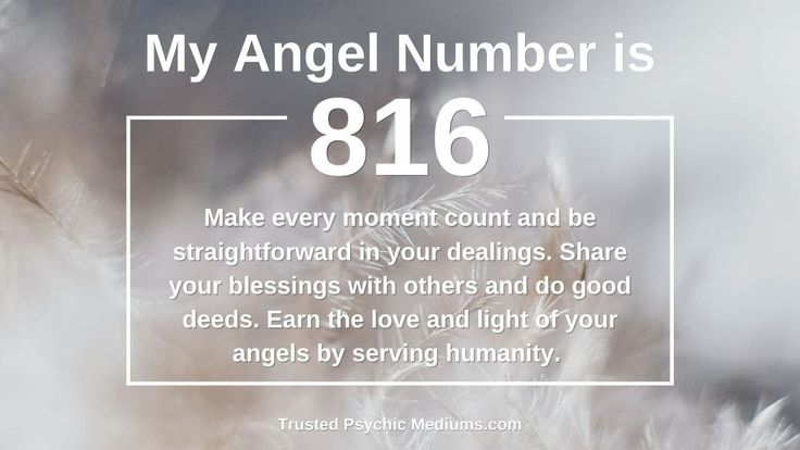 What does the 816 angel number mean? Understand its special message for your life now!