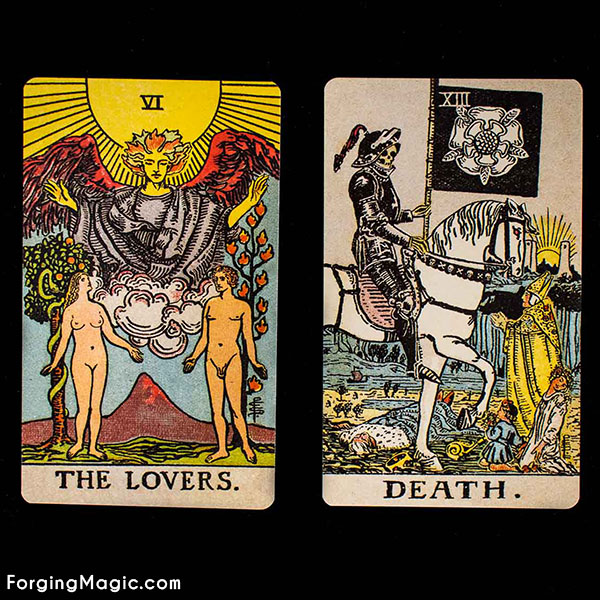 Death and the lovers appearing in your Tarot spread (Heres how to simply understand its meaning)