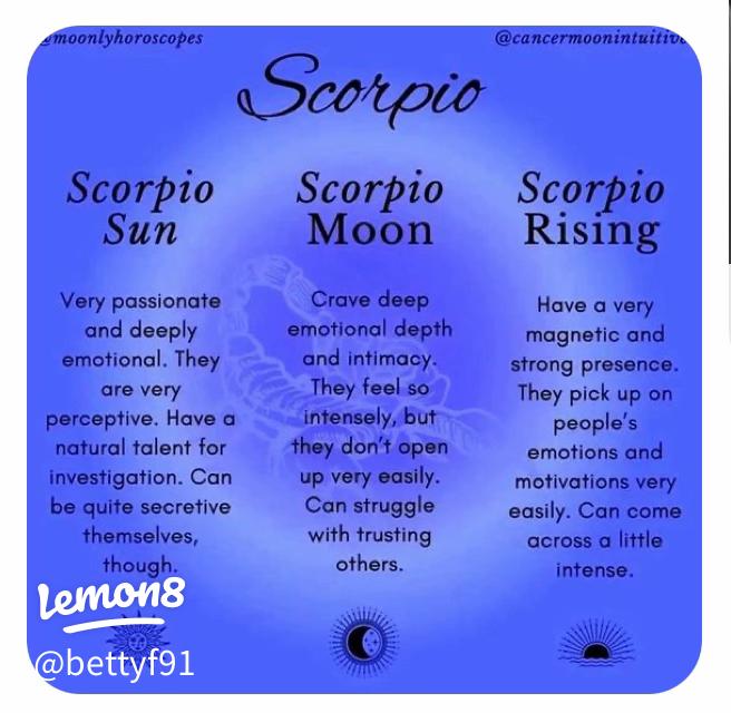 scorpio sun scorpio moon scorpio rising